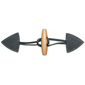 Prym 417710 Boutons Brandebourg Duffle Coat, Marron 417716 Anthracite