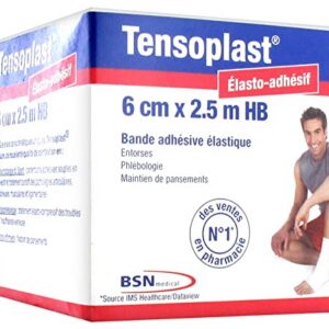 BSN MEDICAL Tensoplast — Bande adhésive élastique 6 cm x 2,5 m