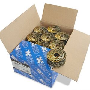 Tacwise 2.5/60mm Bright Ring Flat Top Coil Nails (Pack 9000)