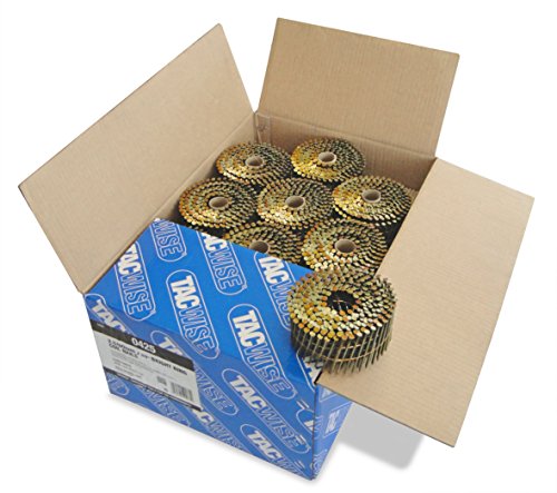 Tacwise 2.5/60mm Bright Ring Flat Top Coil Nails (Pack 9000)