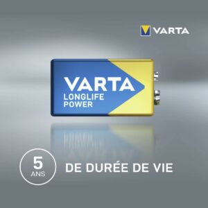 Alternative view of VARTA Longlife Power — Piles bloc 9V x2 Alcalines