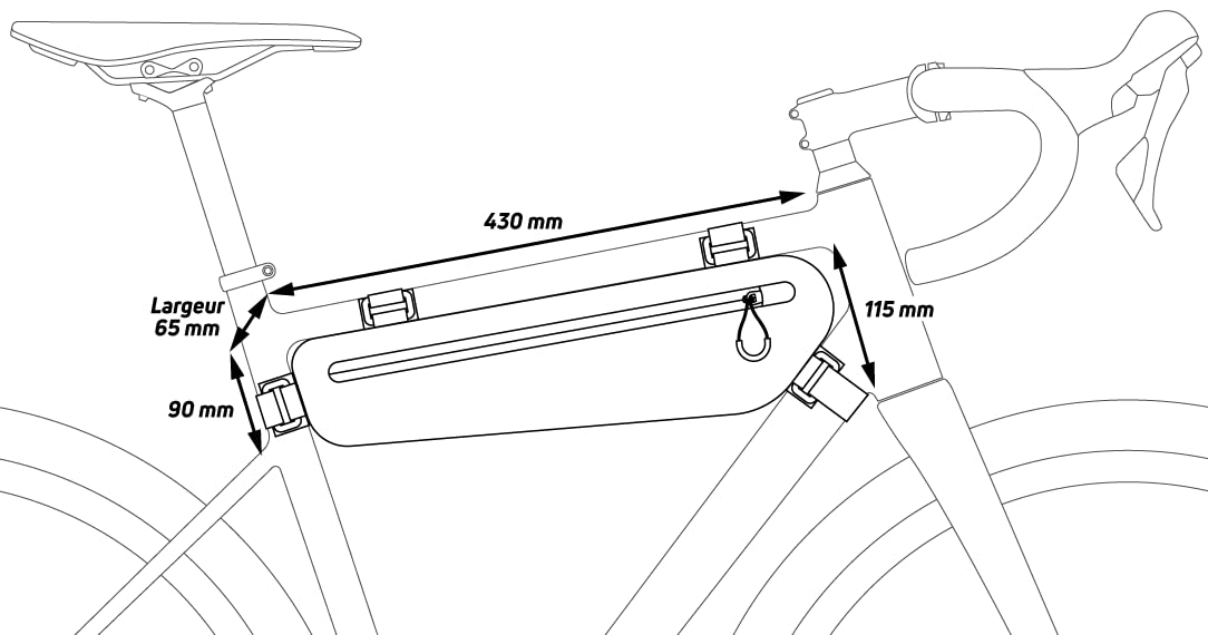 ZÉFAL Z Adventure C3 — Sacoche de Cadre Vélo 3,3 l – Image 5