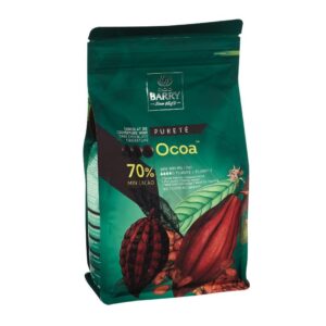 CHOCOLAT BARRY ORIGINE OCOA Chocolat de Couverture Noir 70% de la Gamme Pureté /1KG