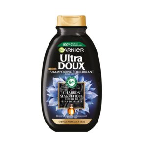 GARNIER Ultra Doux — Shampooing hydratant charbon & nigelle 250 ml