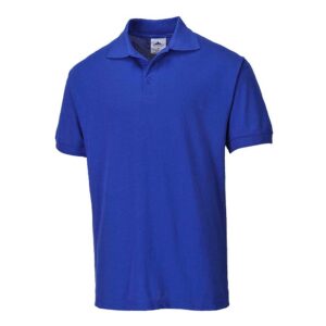 Polo Royal Blue Taille : L (44-46") 65% Polyester 35% Coton.