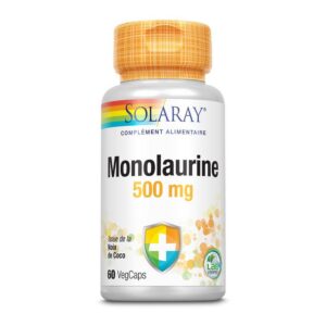 SOLARAY — Monolaurine 500 mg 60 Capsules Végétales