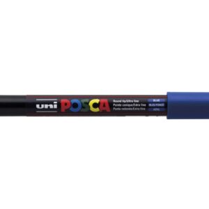 UNI-BALL Marqueur Pte calibrée extra-fine POSCA PC1MR 0,7mm Bleu Foncé