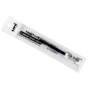 Mitsubishi pour stylos – Recharge plomb Uni-Ball Signo 207, 0,4 mm, Noir