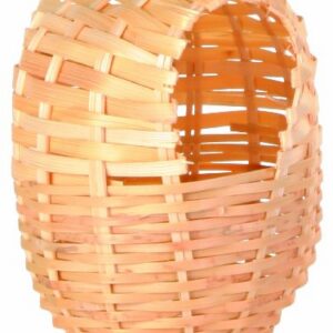 Nid exotique, en bambou - 9 × 10 cm