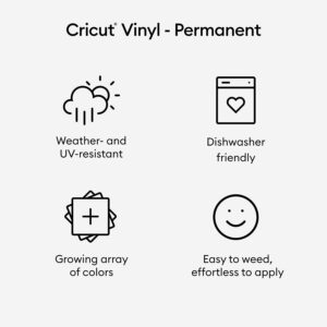Alternative view of CRICUT Smart Vinyl Permanent — Rouleau blanc 33 cm x 0,9 m
