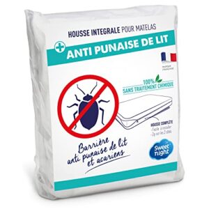 HOUSSE INTEGRALE ANTI-ACARIENS ANTI-PUNAISES DE LIT  (client Amazon) 90X200x30