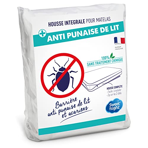 HOUSSE INTEGRALE ANTI-ACARIENS ANTI-PUNAISES DE LIT (client Amazon) 135X200x30