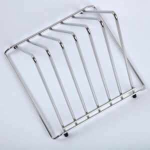 Alternative view of HYGIPLAS J027 — Support inox pour 6 planches à découper