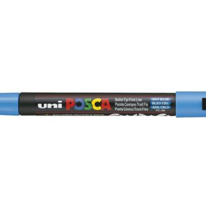 UNI-BALL Posca Marqueur peinture PC-3 M – Bleu ciel – Stylo simple