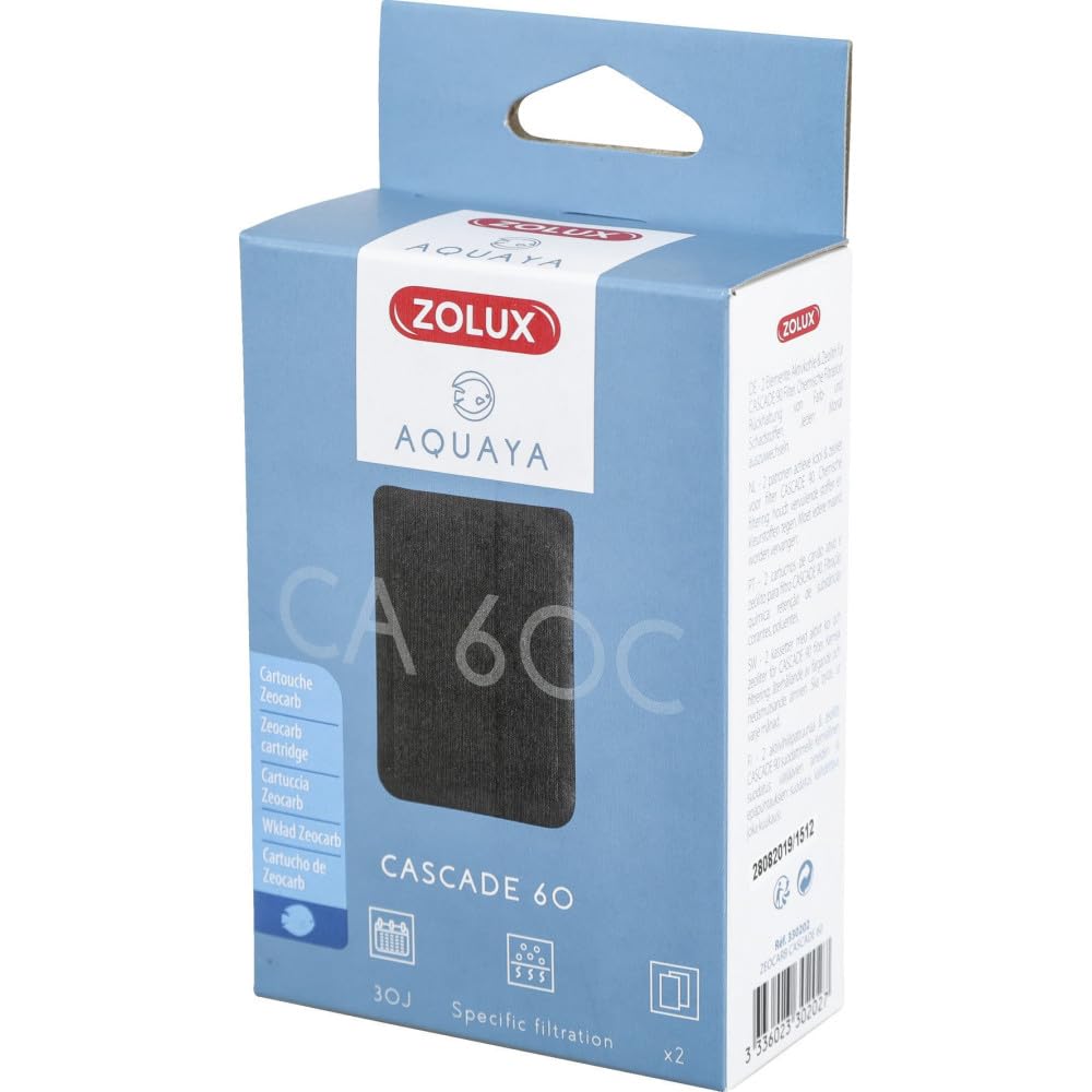 ZOLUX Corner 60 — Cartouche Zeocarb x2 pour pompe d'aquarium – Image 2