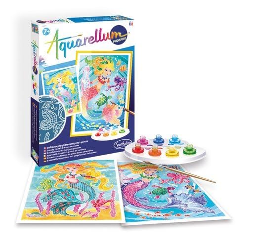 SENTOSPHÈRE Aquarellum Phospho — Kit peinture Sirènes – Image 4