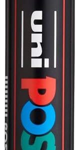 Feutre Uni-Ball Posca pointe conique fine - bordeaux