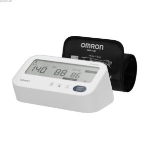 OMRON M3 Comfort AFib – Tensiomètre Bras avec Brassard Intelli Wrap 22–42 cm – Détection Fibrillation Auriculaire – Technologie Intellisense – 2 Utilisateurs, 60 Mémoires – Compatible OMRON connect