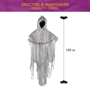 Alternative view of P'TIT CLOWN — Automate Halloween Fantôme sonore 120 cm