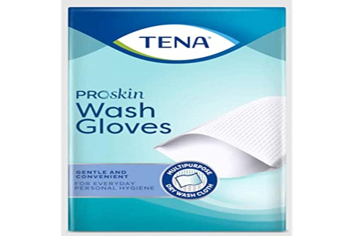 TENA ProSkin — Gants de toilette lavants x50