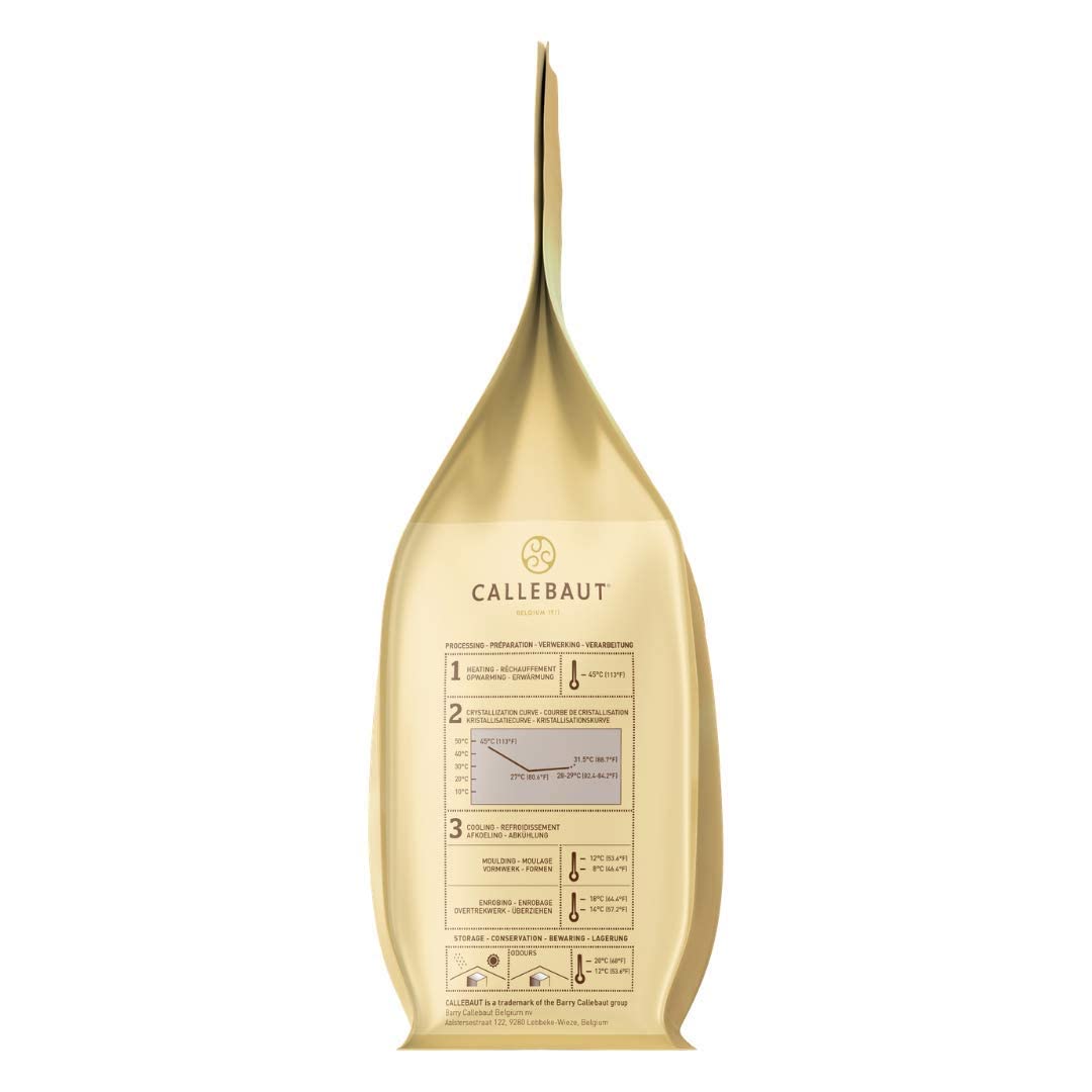 CALLEBAUT — Pépites de chocolat blanc 1kg – Image 3