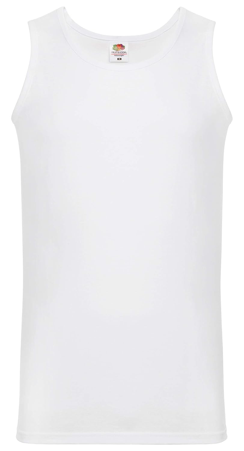 Fruit of the Loom 61-098-0 Valueweight Athletic Vest Débardeur pour homme - Blanc - XXL