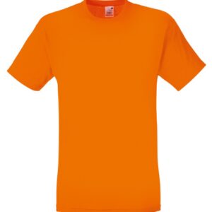 Fruit of the Loom T-Shirt Original pour Homme (Lot de 3), Orange, S