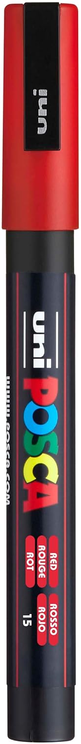 Uni-ball Posca Marqueur Pointe fine - Rouge