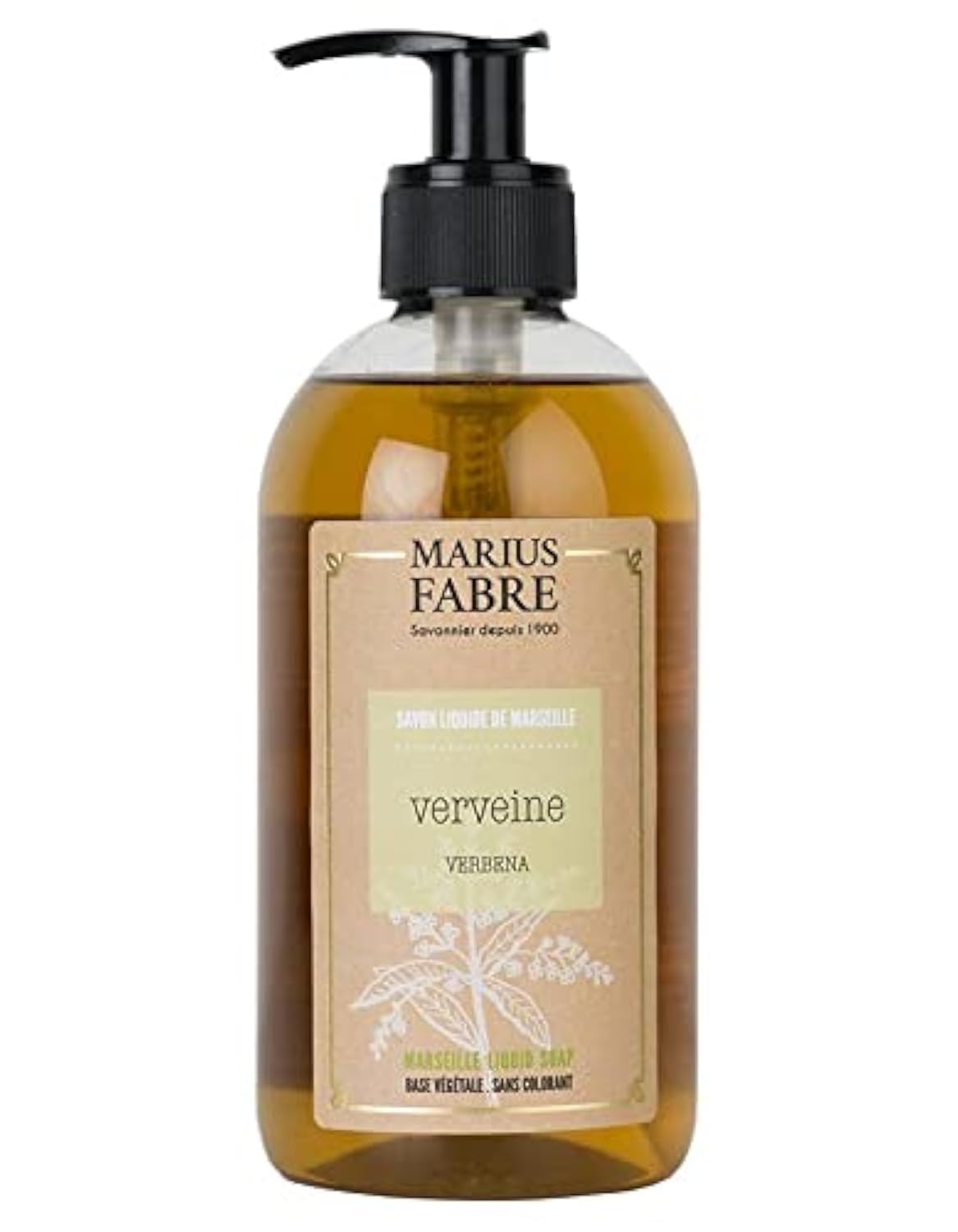 Marius Fabre Savon Liquide de Marseille Verveine, Taille - 1 L
