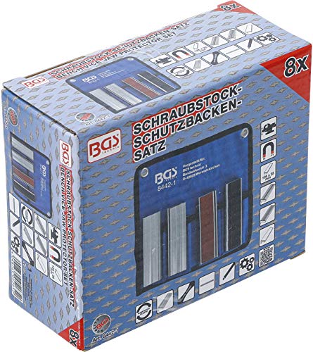 BGS 8442-1 — Jeu de mors de protection pour étau 125 mm – Image 4
