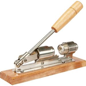 451021 Casse Noix Acier Chromé  Gris 21 x 6,2 x 6 cm