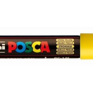 POSCA — Marqueur jaune paille pointe extra fine 1 mm