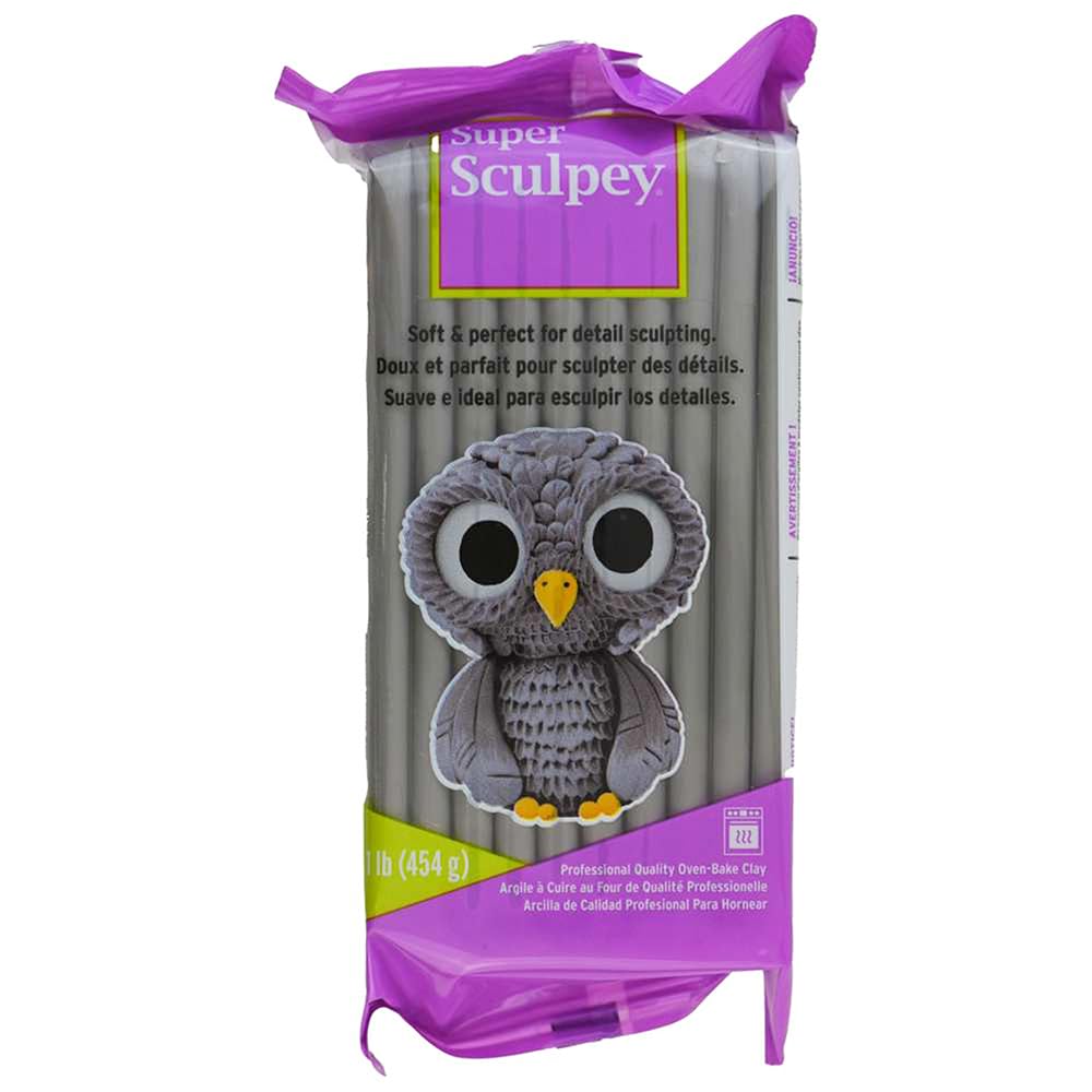 Sculpey Super Gray 1 lb 454 g SS1GRAY