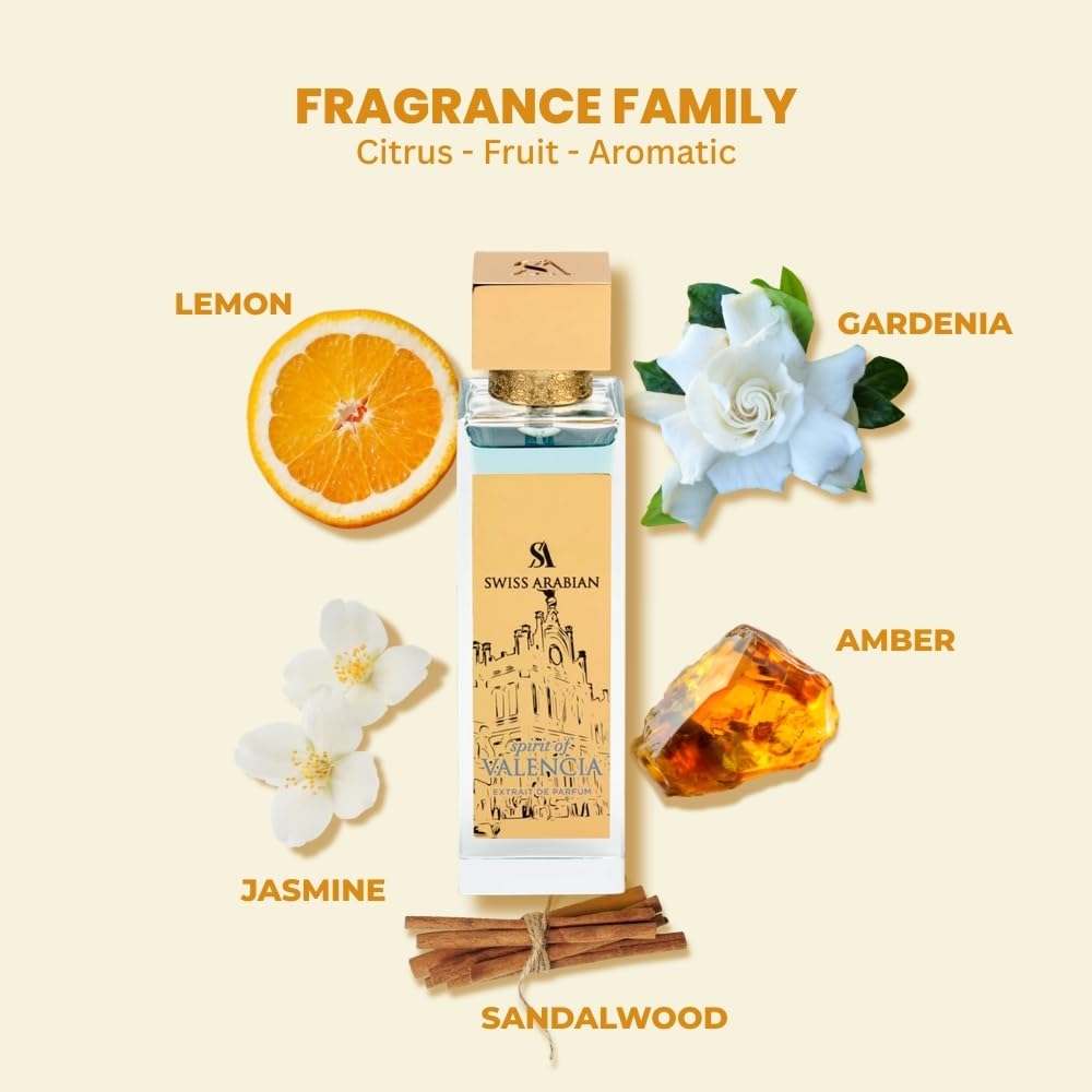 SWISS ARABIAN Spirit of Valencia — Extrait de parfum 100 ml – Image 4