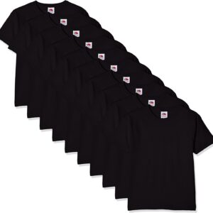 Fruit of the Loom Heavy Cotton 10 Pack Tee T-Shirt, Noir (Black 36), Medium (Lot de 10) Homme