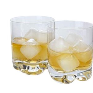 KIKKERLAND Lot de 30 cubes réutilisables en plastique transparent, remplis d'eau pure, à congeler