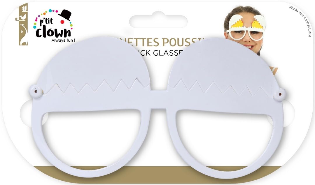 P'TIT CLOWN — Lunettes de Pâques Poussin avec Coquille – Image 4