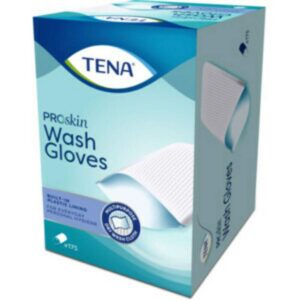 Tena - 6632563 - Wash Glove Boîte de 175 gants de toilettes jetables