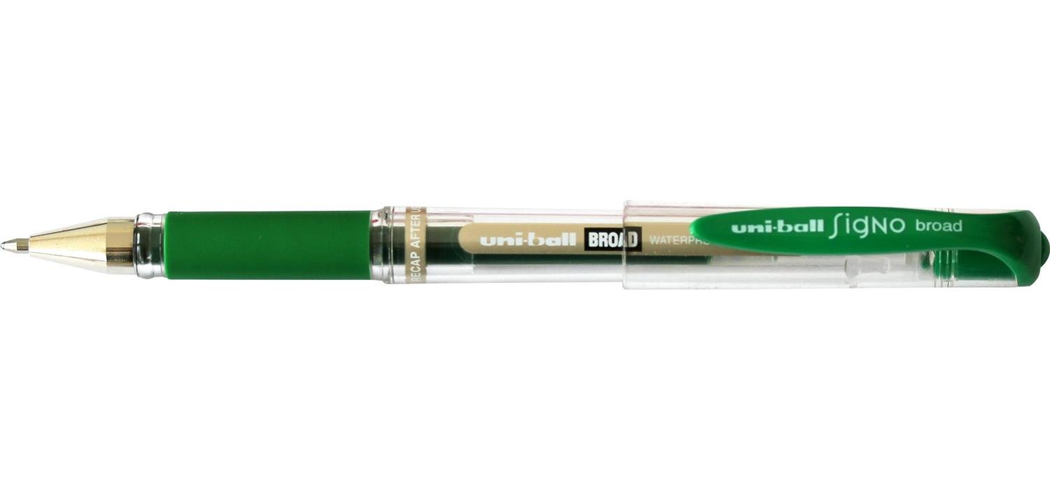 Faber-Castell 506535 Signo Broad UM-153 Stylo-Roller à Encre Gel 1 mm Vert