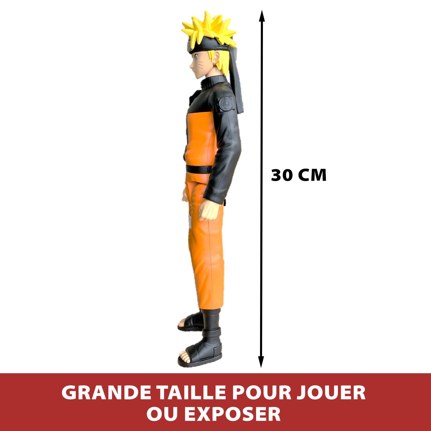 BANDAI Anime Heroes Mega — Figurine Naruto Uzumaki 30 cm – Image 2