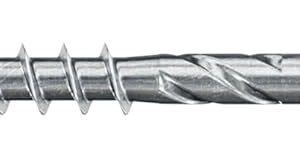 fischer - Vis à bois PowerFast II 6.0x70 Tête fraisée. empreinte PZ. zingué blanc. filetage partiel/Boite de 200