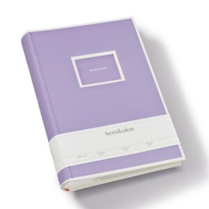 Semikolon 370037 Album 300 pochettes - 22,5 x 32,8 cm - 100 pages couleur crème, pour 300 photos 10 x 15 - violet soyeux