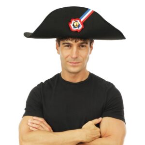 Alternative view of P'TIT CLOWN — Chapeau Napoléon imitation laine adulte noir
