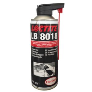 LOCTITE® LB 8018 400 ml Aérosol – Huile pénétrante transparente pour élimination de la rouille et lubrification