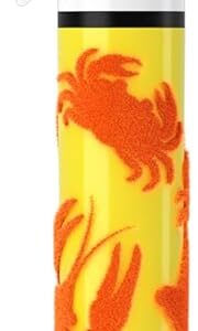 BIC 4 Couleurs Velours Stylos-Bille Rétractables Pointe Moyenne (10 mm) - Corps Assortis Motif Vie Marine Boîte de 12