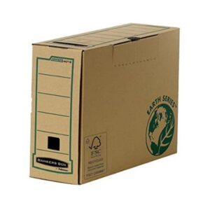 Fellowes Boîte d'archives Bankers Box Earth Series format folio montage manuel Dos de 10cm Lot de 20-4471801