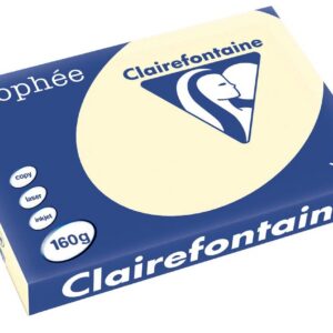 CLAIREFONTAINE 39507 Papier Trophée Multifonctions A3 160g/m2 Ivoire Lot de 250 Assorties