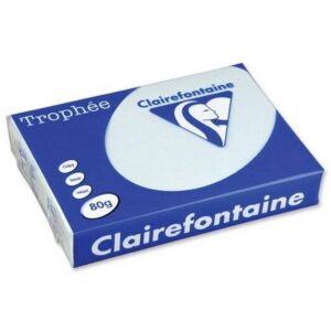 CLAIREFONTAINE 1971 Papier Trophée Multifonctions A4 80g/m2 Pastel Ramette Lot de 500 Bleu (Azul/Céleste)