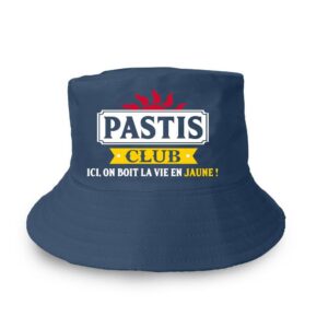 Bob Pastis Club bleu adulte - Bleu - Taille Unique