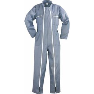 COVERGUARD 8624 - Combinaison de Travail - Taille XL - 2 Fermetures à Glissière - Polyester et Coton - Grise